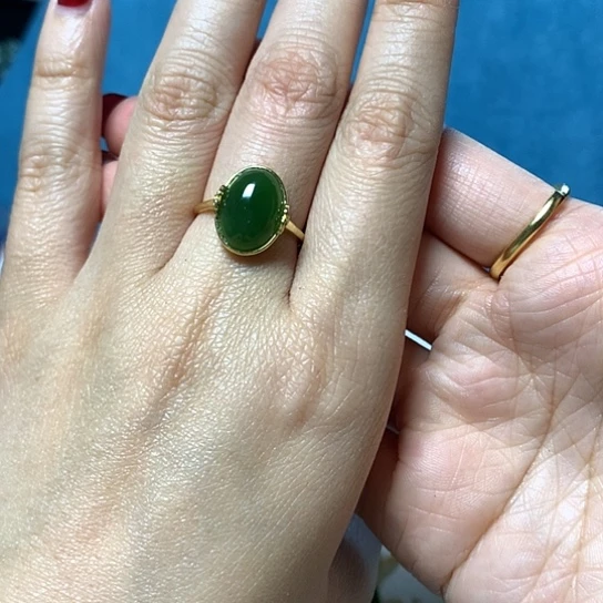 和田玉戒指未镶嵌