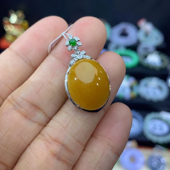 18K金镶嵌手链翡翠翡翠