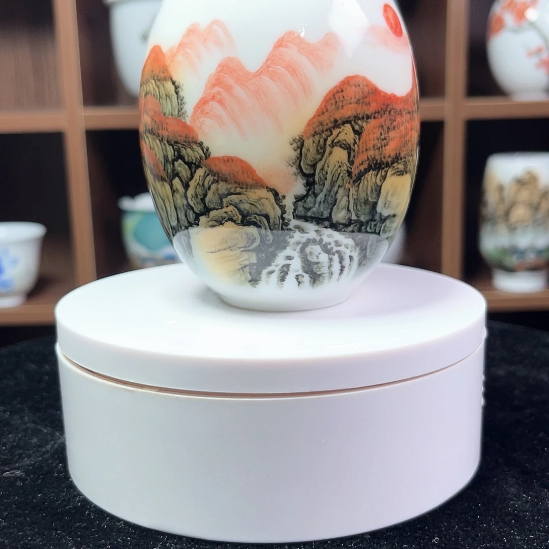 金***刚醴陵釉下五彩瓷杯子