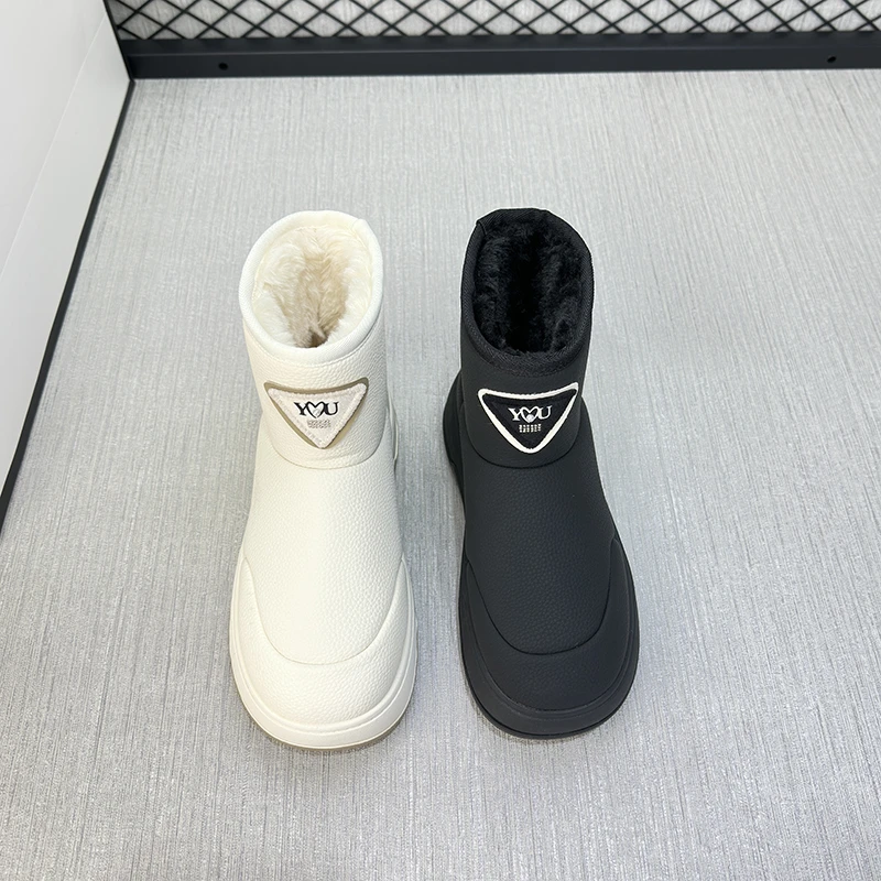 丽诗兰黛女鞋冬季气质百搭雪地靴女加绒加厚保暖防滑短靴2112-111