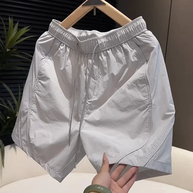 凉感透气运动五分裤男潮牌夏季网红男士休闲短裤情侣款薄款沙滩裤