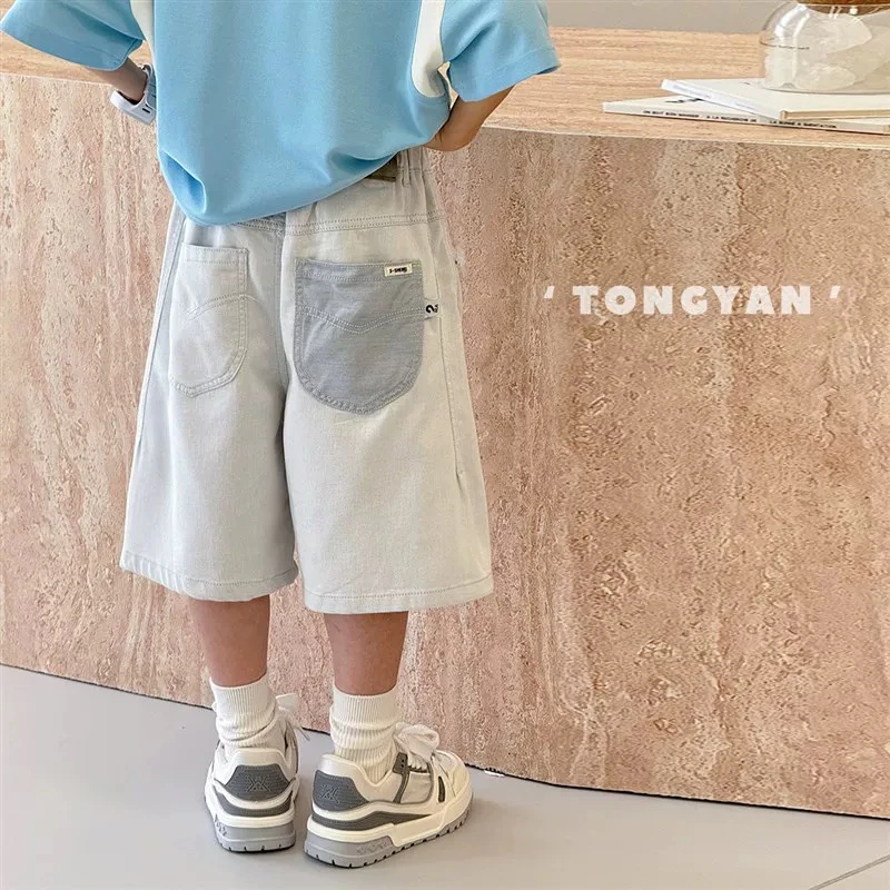 男童短裤2025夏装新款中大童薄款裤子宽松五分裤炸街儿童休闲裤潮