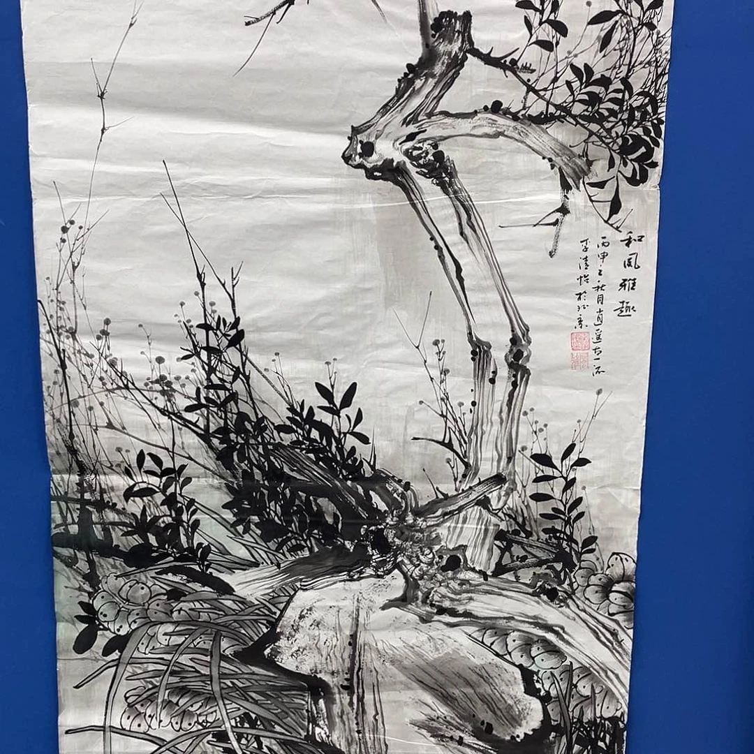 国画纯手绘字画宣纸