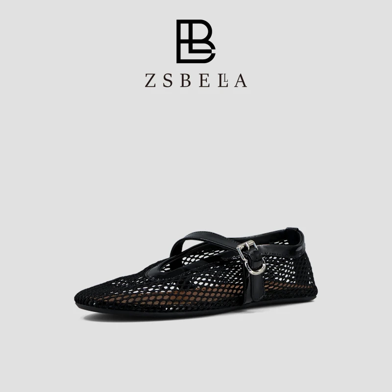 【醒醒专属】ZSBELLA2025夏季新款渔网鞋ZS0859