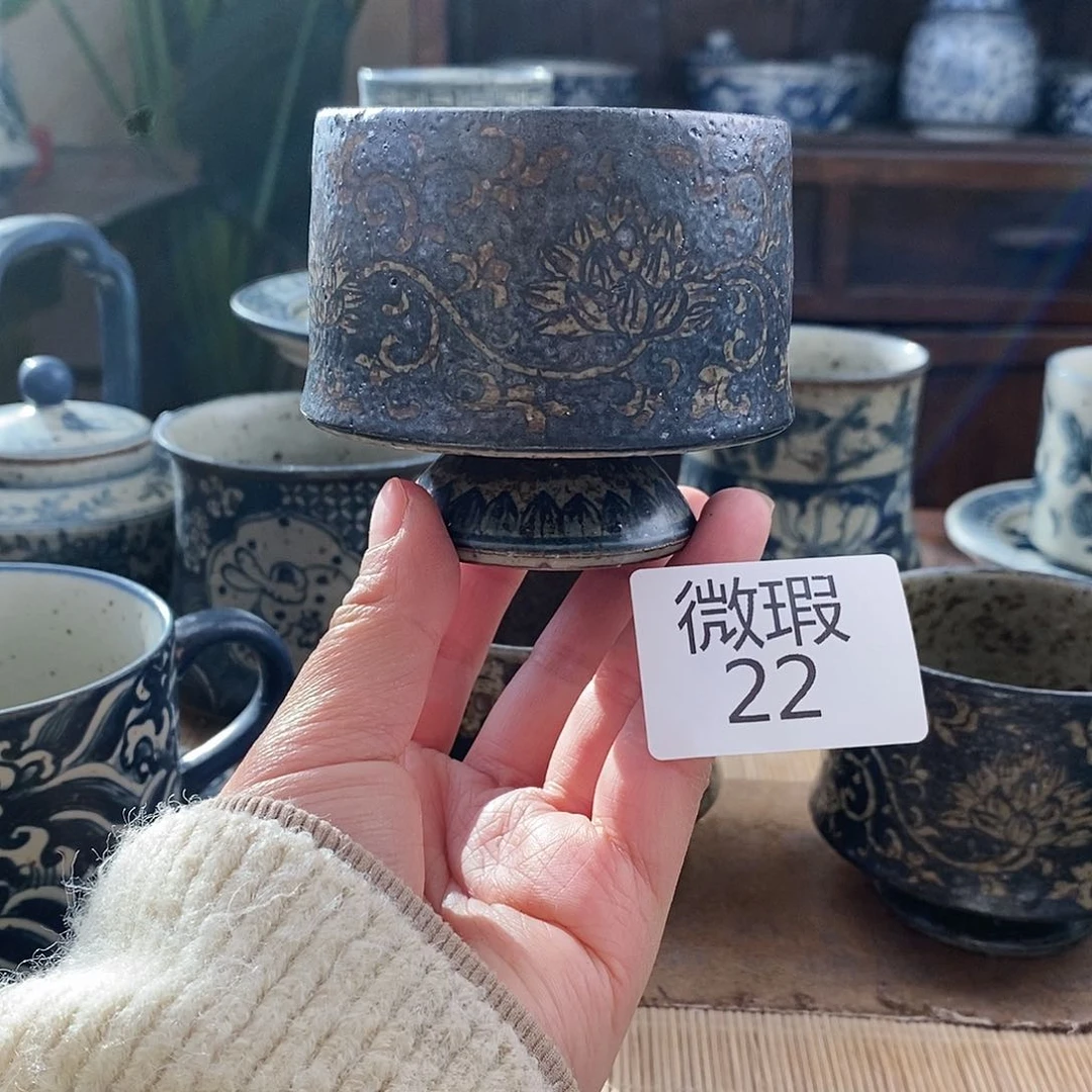 手工手绘青花陶瓷
