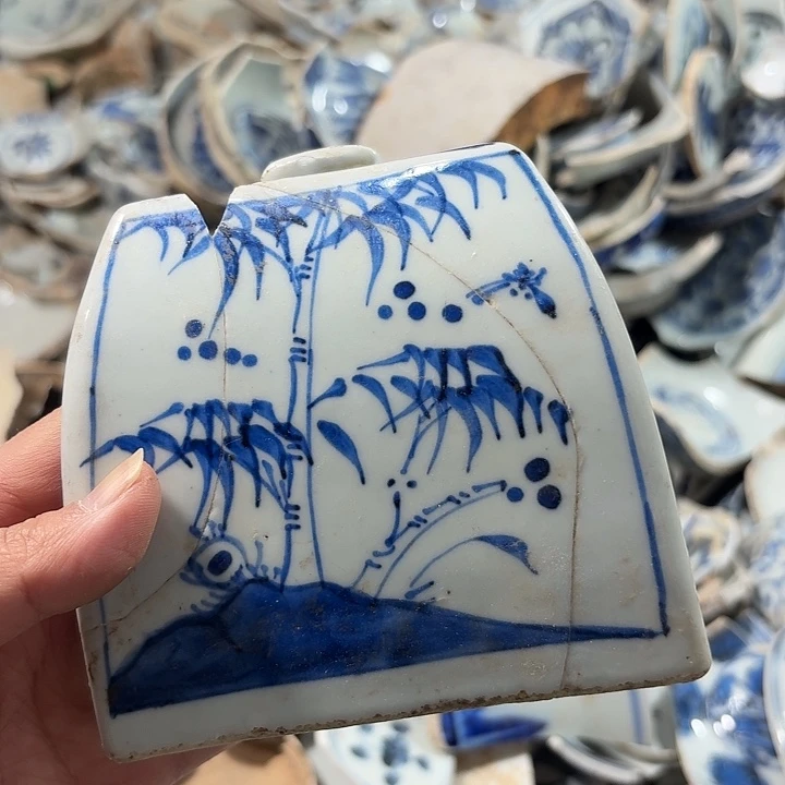 龙***居瓷片瓷片标本，顺丰包邮