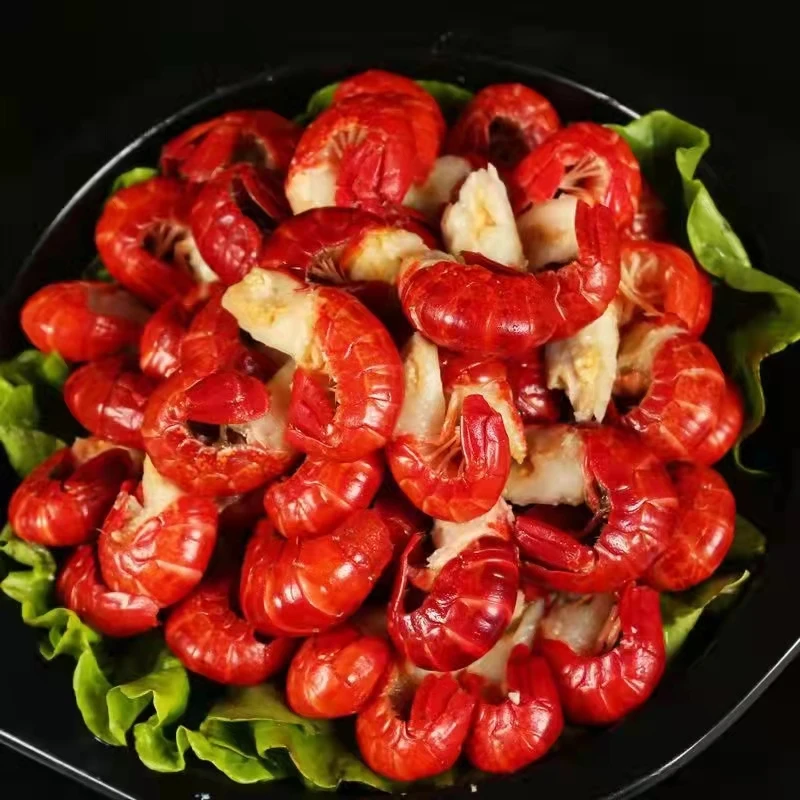 【6大包】新鲜现剥头茬带黄龙虾尾肉质紧实100粒左右/斤冷链运输