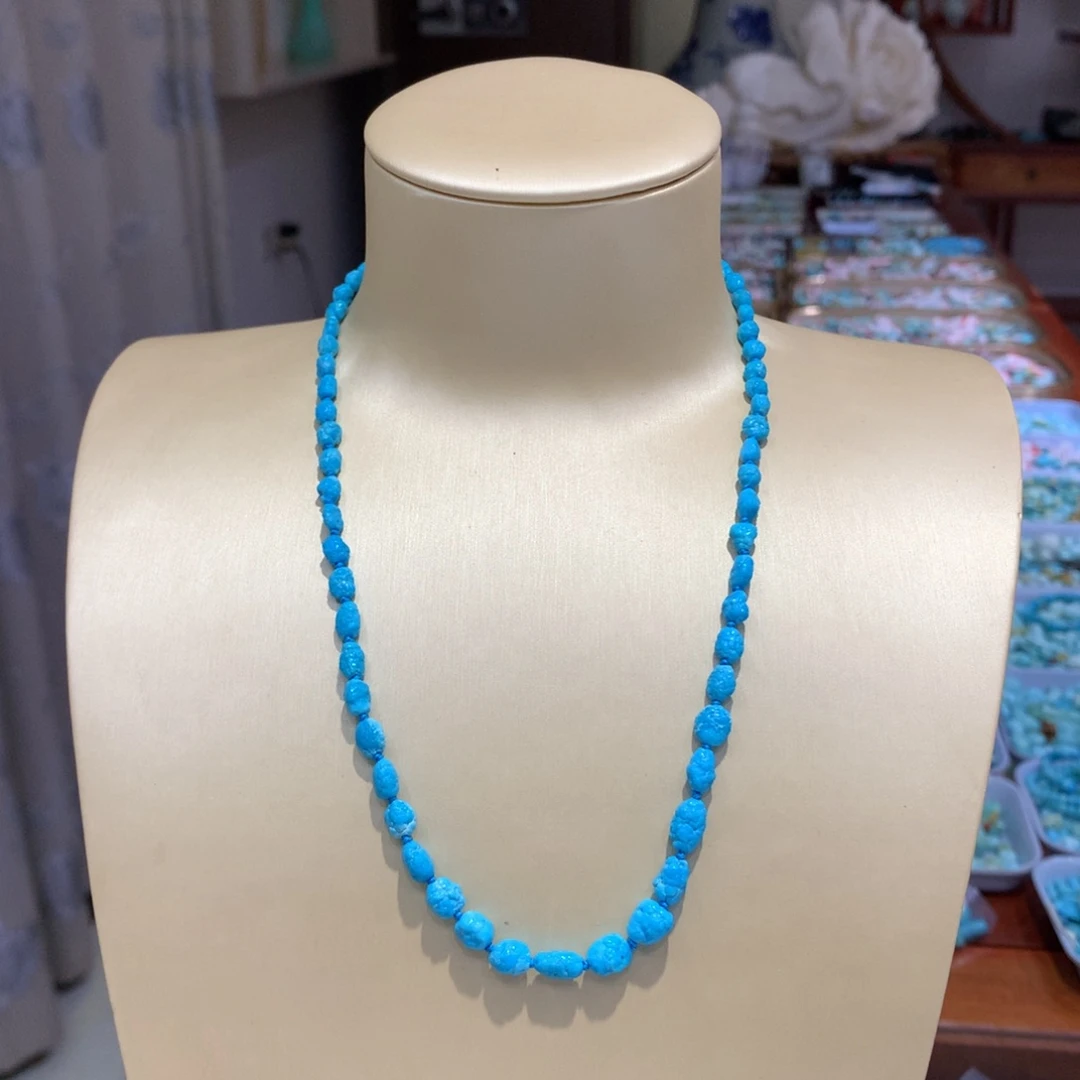 未镶嵌绿松石锁骨链