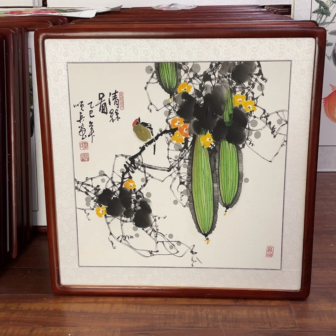国画带框尺寸63*63厘米