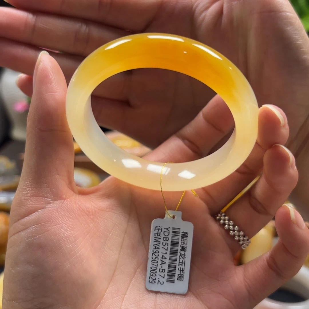 闫***琴石英质玉（黄龙玉）未镶嵌手镯