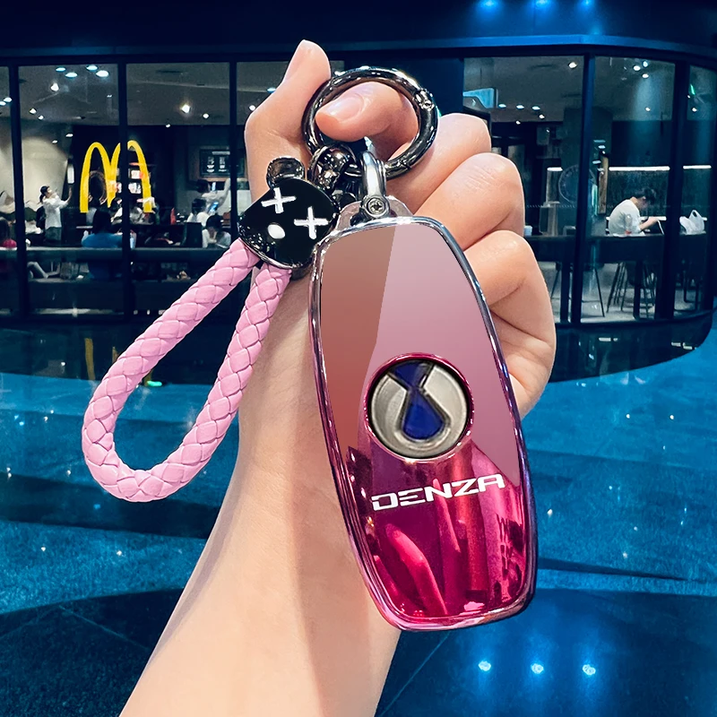 腾势d9 DMI钥匙套D9全包N7汽车扣N8 DM高档EV保护外壳简约男女新