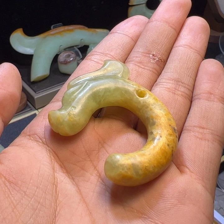 诗***啊玉玉摆件c龙器形件