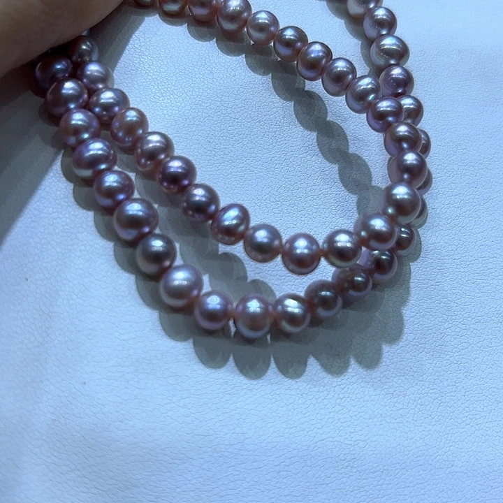 颈饰合金淡水珍珠