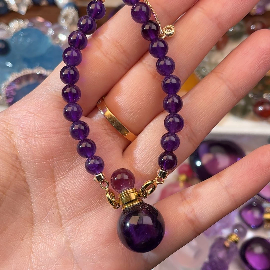 水晶手链未镶嵌?****翼天然水晶手链596