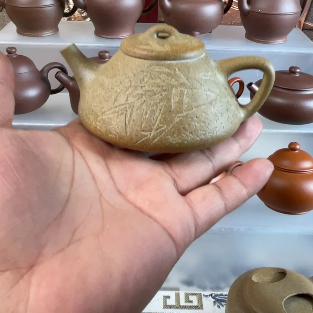 番***豆茶壶紫砂宜兴紫砂瑕疵