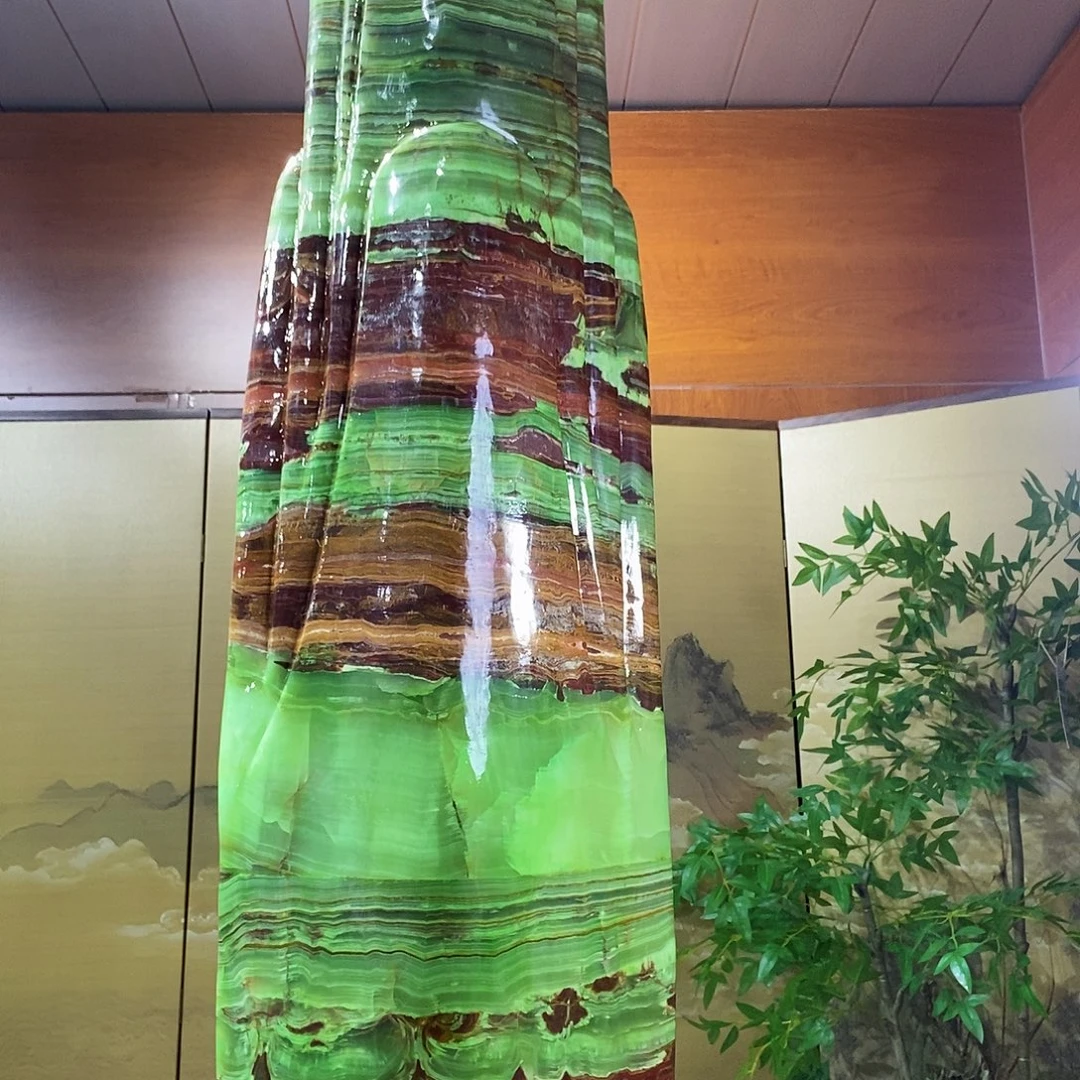 石材山水画作品摆件