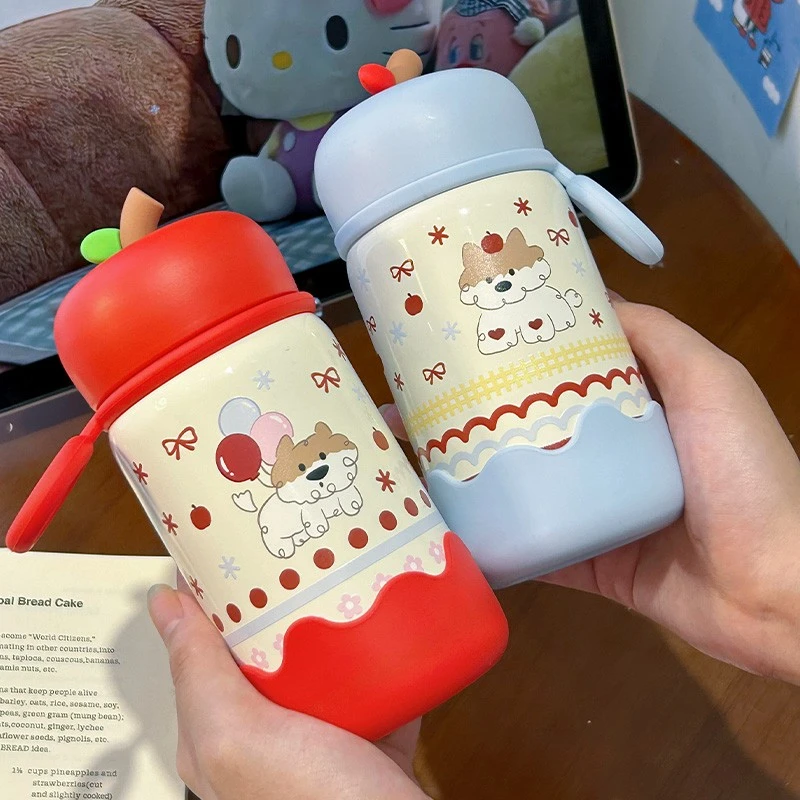 可爱保冷保温杯默默爱简约新款便携2025迷你高颜值口袋女生直饮杯