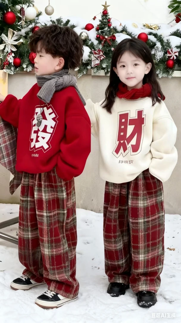 贝乐雅童装直播扣好号用链接卫衣卫裤秋衣秋裤秋冬款保暖男女同款