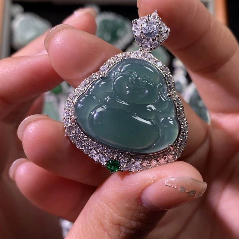 【闪购商品】翡翠颈饰未镶嵌啾***吖天然