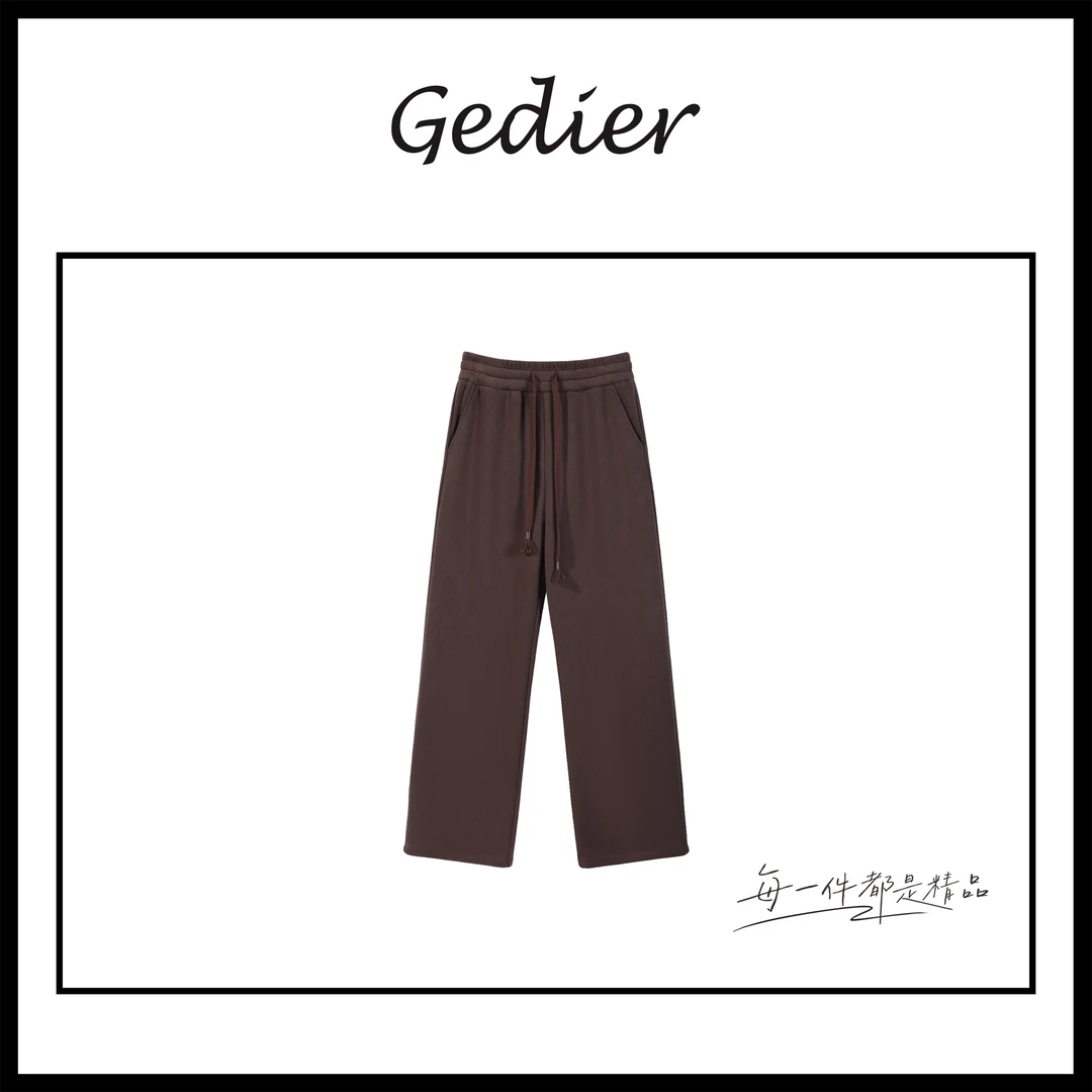 【歌蒂尔Gedier】女士舒适百搭抽绳休闲裤 KGF50038Y