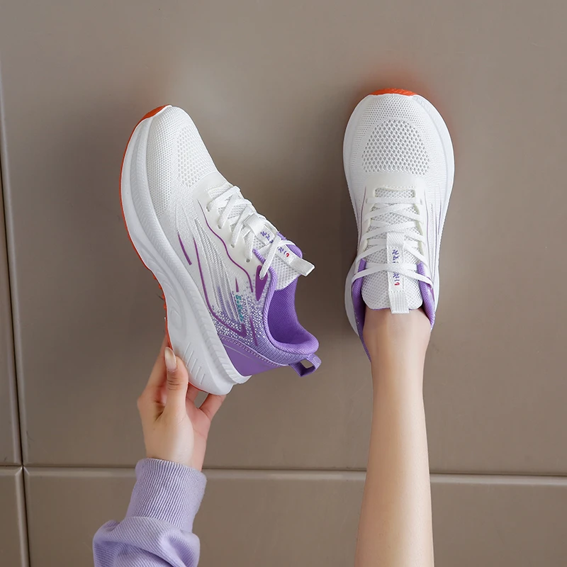 初三体育中考专用女鞋体测跳远初中学生春夏季减震轻便运动跑步鞋