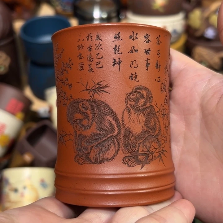茶杯紫砂宜兴紫砂主人杯