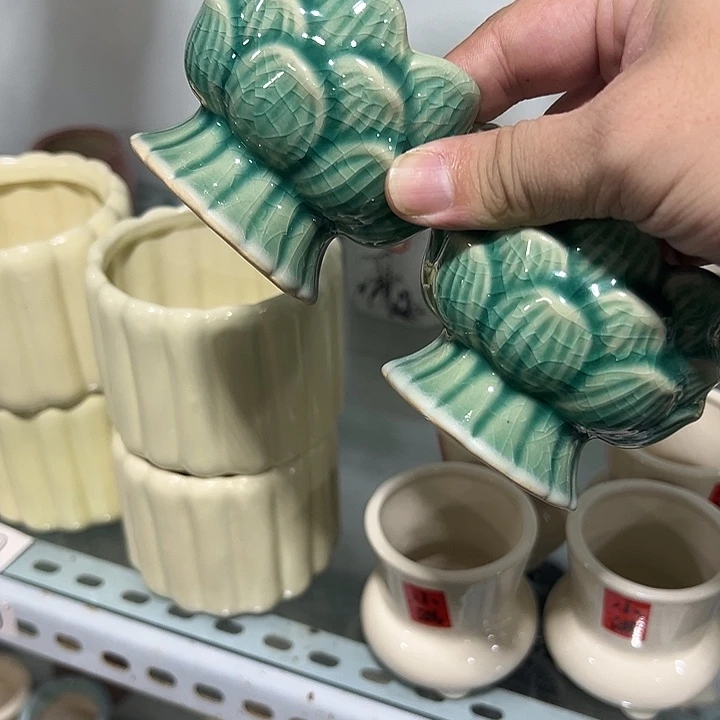微瑕陶瓷花盆满9.9发