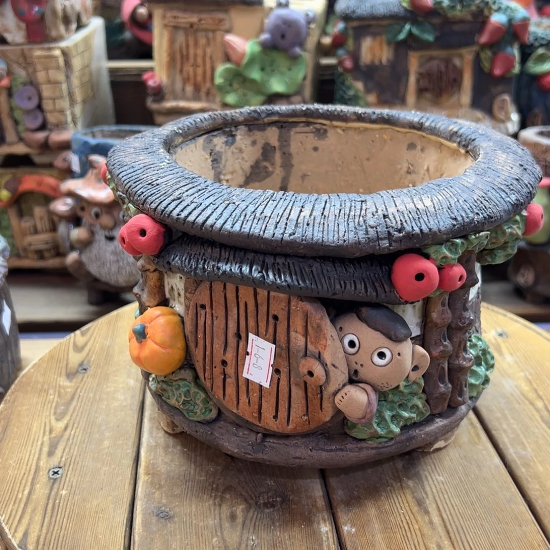 嘻哈多肉花盆百搭