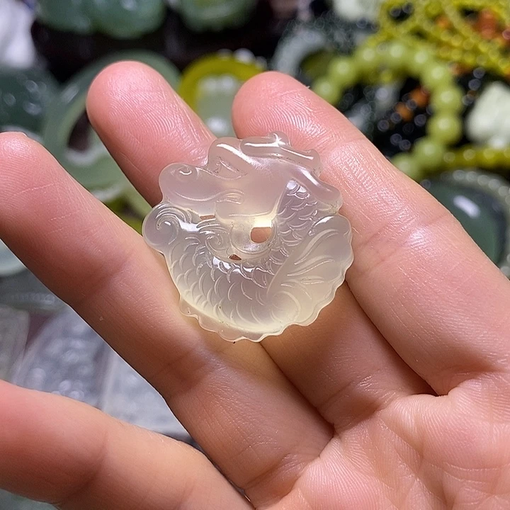 岫玉未镶嵌岫玉挂件