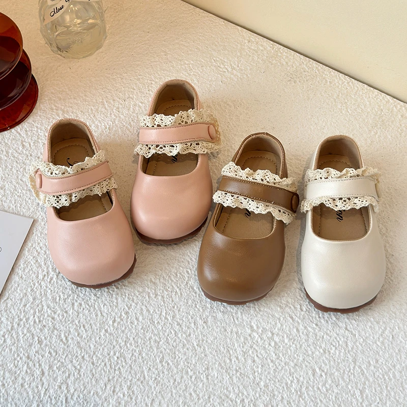 女童皮鞋2025春季新款韩版百搭儿童公主鞋防滑小女孩软底宝宝单鞋