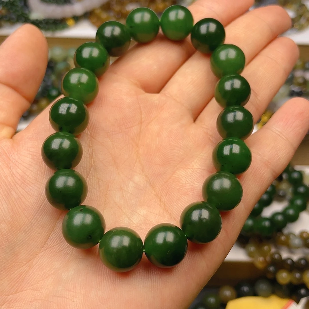 和田玉手串卡12未镶嵌