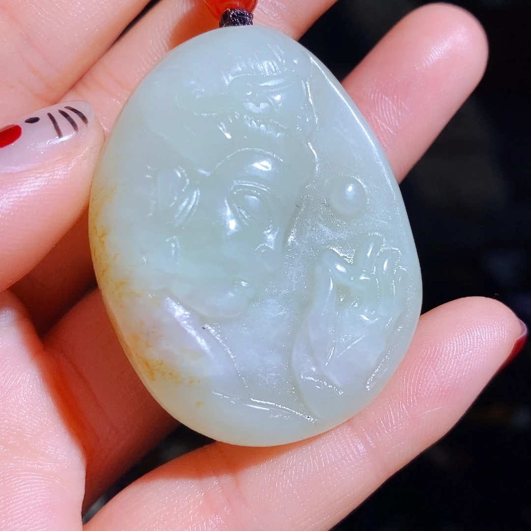 和田玉颈饰未镶嵌