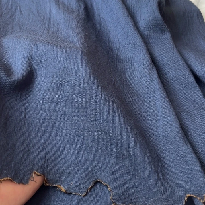 藏蓝麻棉2米。