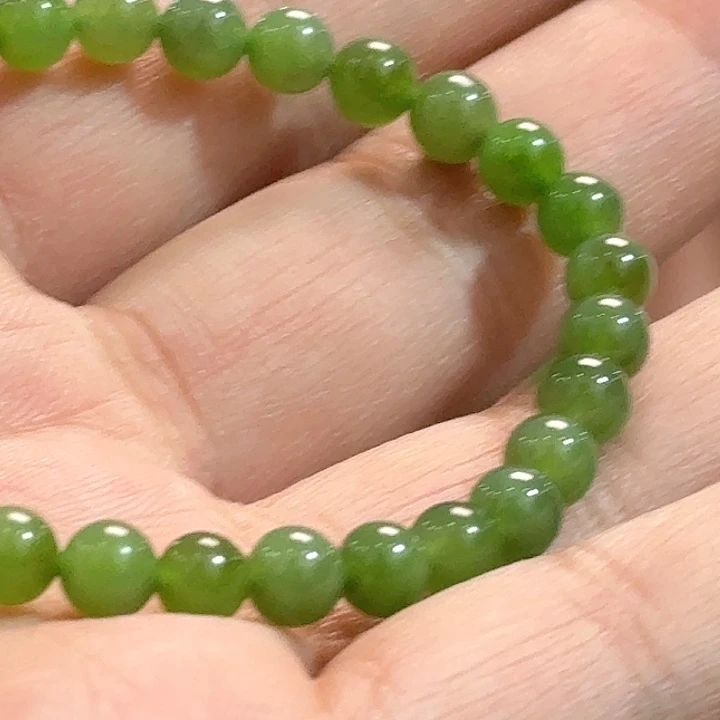 和田玉（碧玉）未镶嵌手链