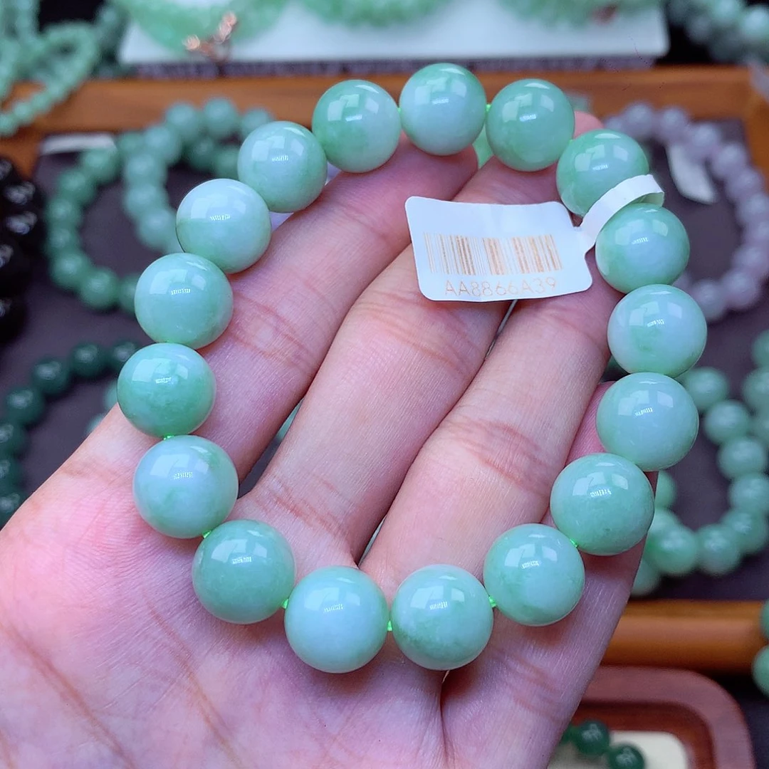 翡翠未镶嵌毛衣链