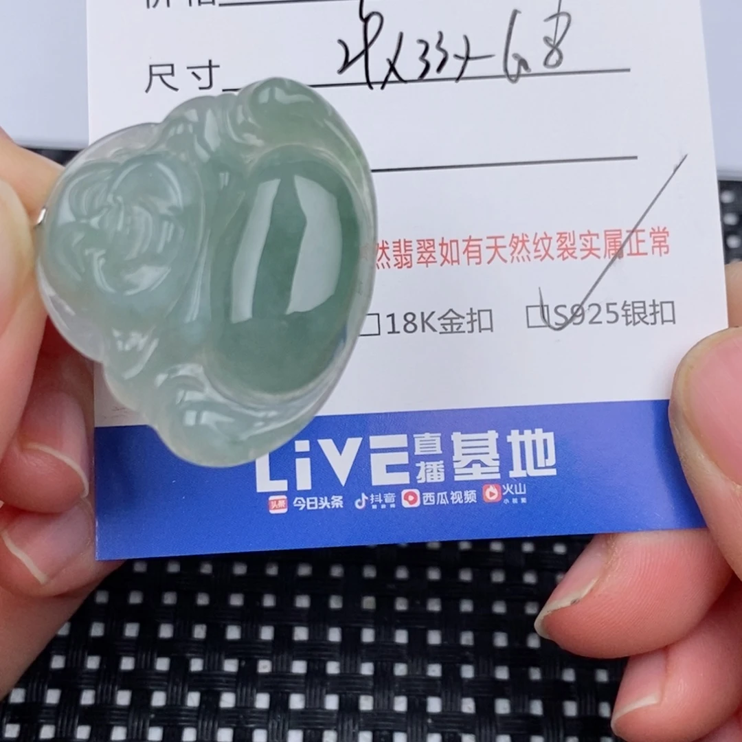 翡翠银S925镶嵌颈饰