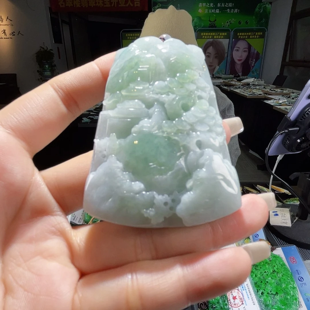 颈饰未镶嵌翡翠一