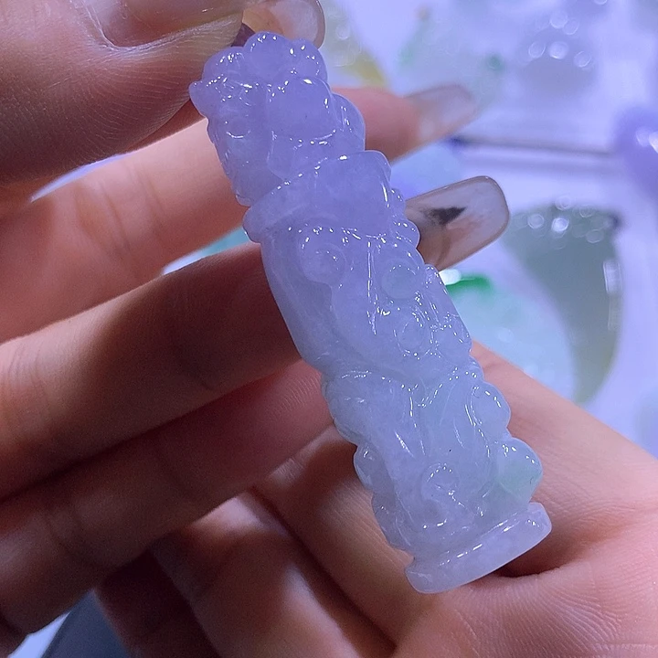颈饰未镶嵌翡翠天然翡翠A货吊坠
