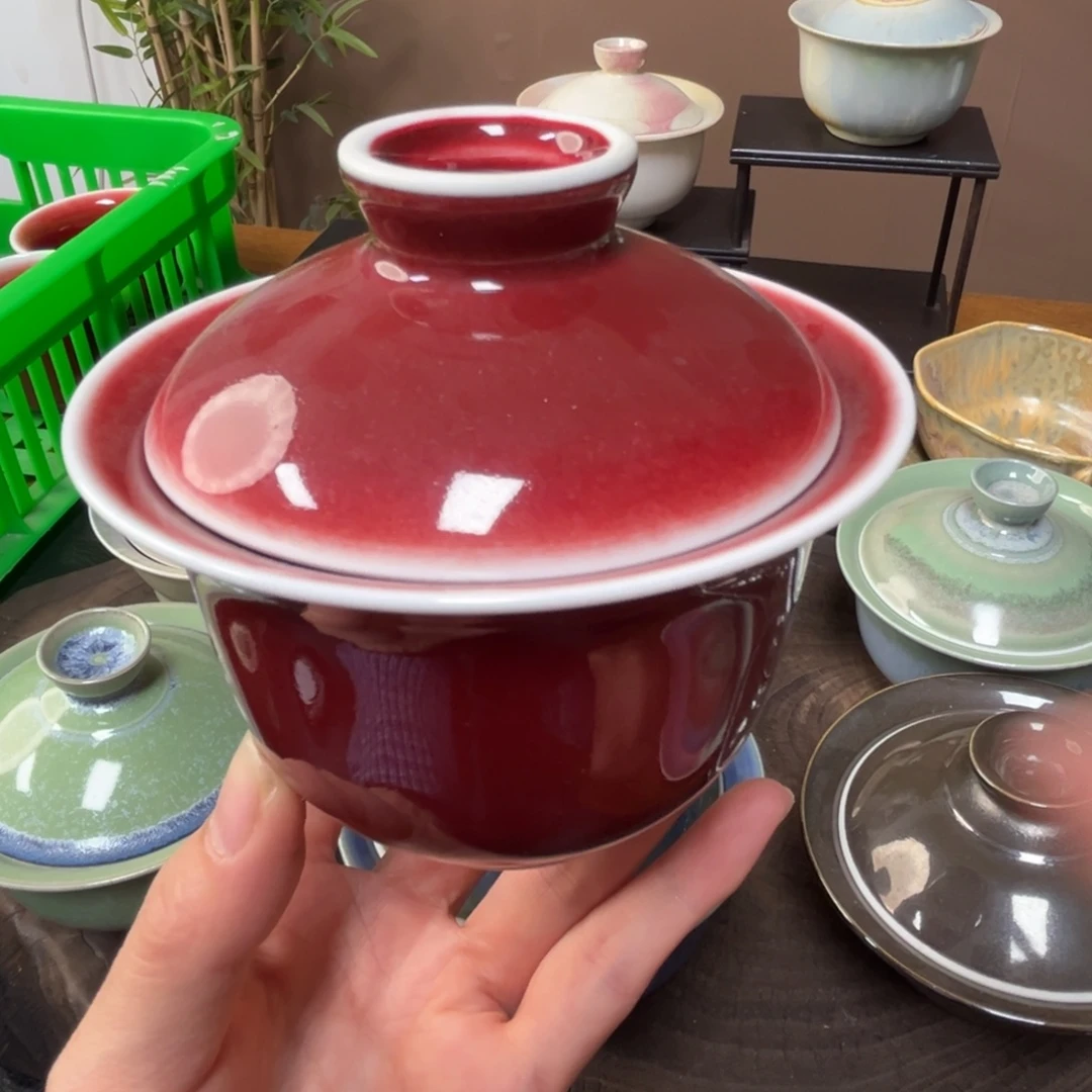 纯手工福利盖碗杯杯