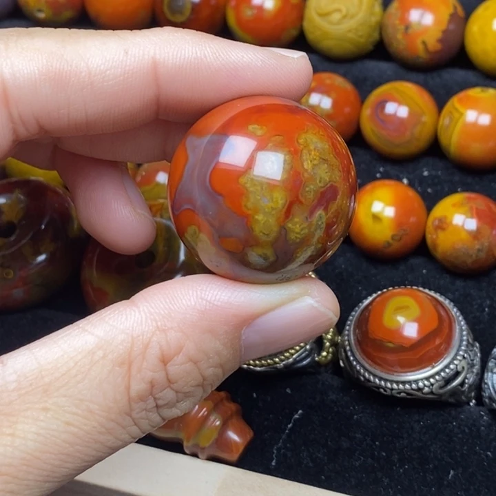 磐***石玛瑙/玉髓未镶嵌圆珠