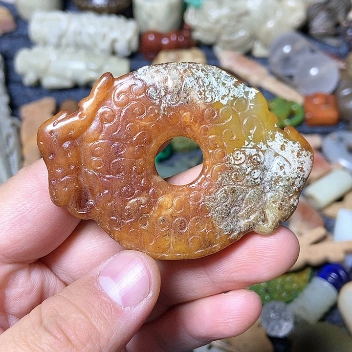 和田玉未镶嵌颈饰94