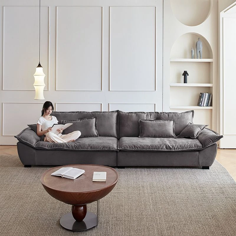 2025年新款北欧风沙发宽度坐深现代简约家用直排小沙发小户型客厅