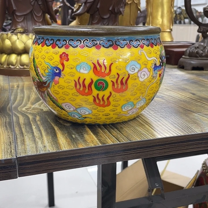 清***静黄铜摆件工艺品摆件