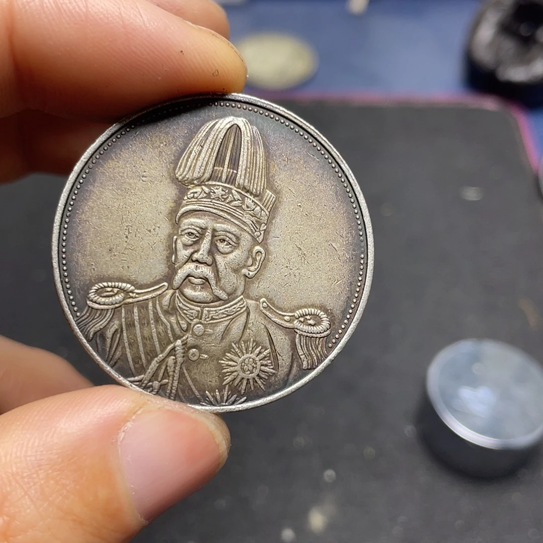 A复古工艺品包浆老品相好边齿清晰