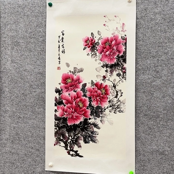 国画花鸟的翅膀和翅膀是一样长在