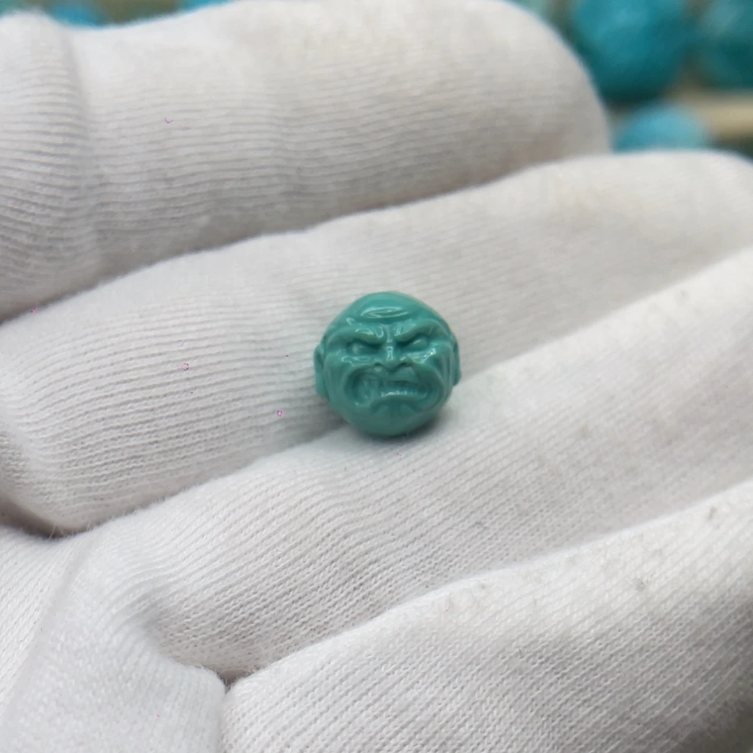 绿松石未镶嵌颈饰卡11.7