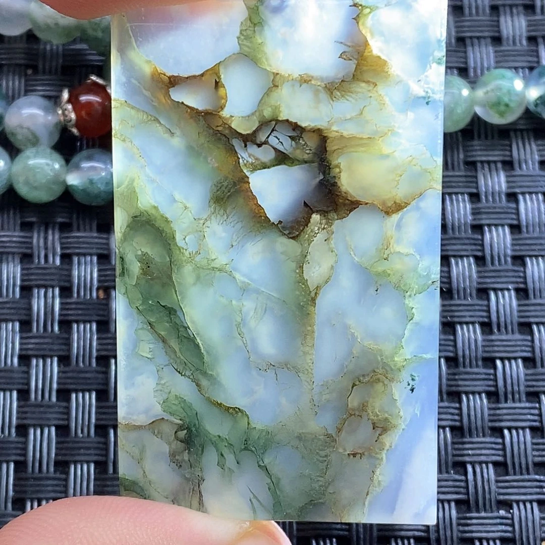 玛瑙/玉髓颈饰未镶嵌星*
