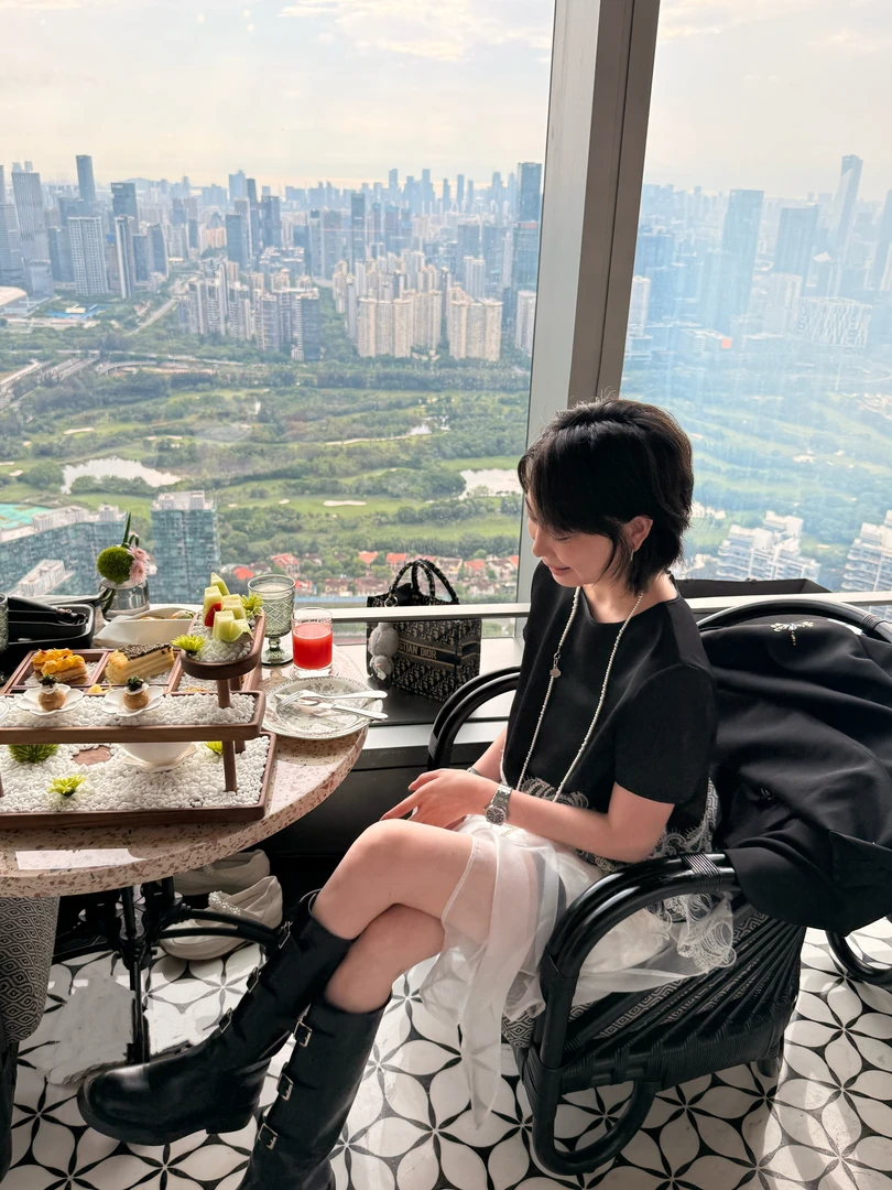 RISING&CLOUDS小云姐【白月光】舒适秋冬百搭拼接连衣裙070267