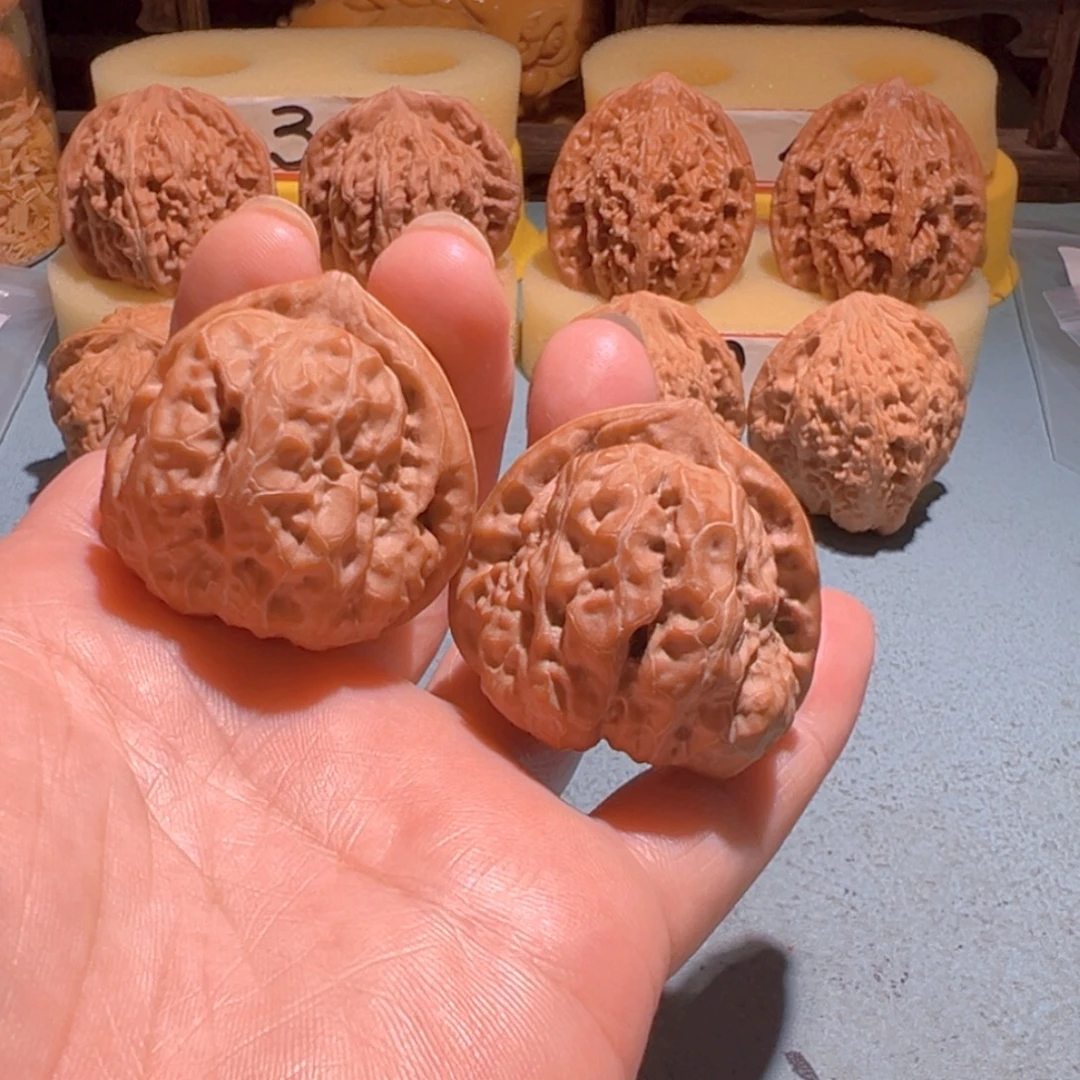 把件文玩核桃三角蛙40