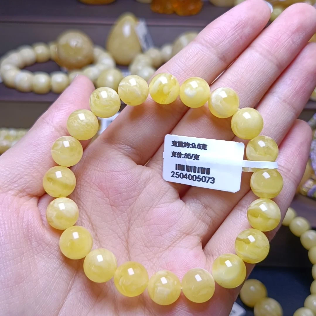 【闪购商品】未镶嵌蜜蜡手串9+圆珠手串